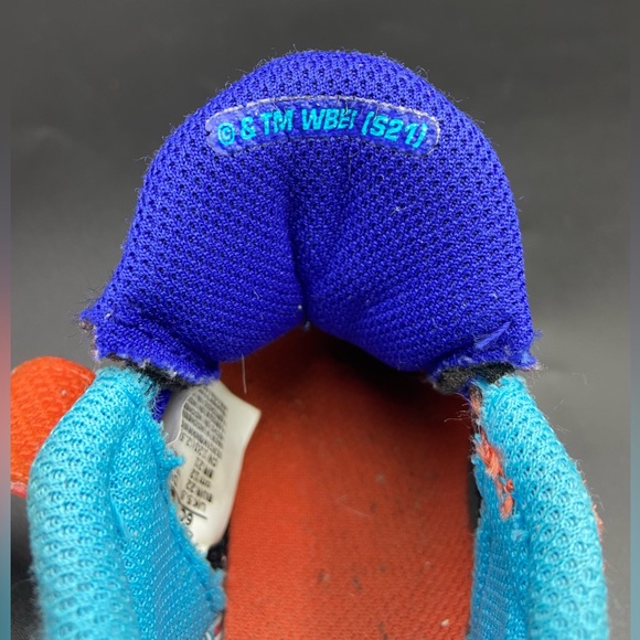 Nike Space Jam X Team Hustle Toddler 6C Tune Squad DH8054-001 Black & Blue Shoes - Picture 8 of 8